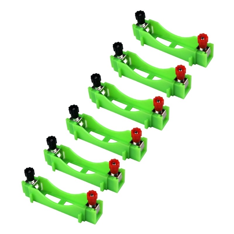 6 Pcs AA Battery Case Holder Parallel Series AA Battery Holder AA Battery Box