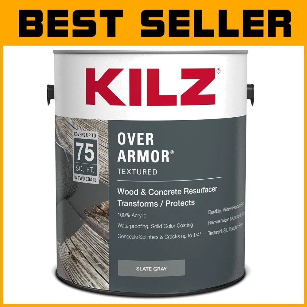 Over Armor Textured Surface Coating, Slate Gray/-