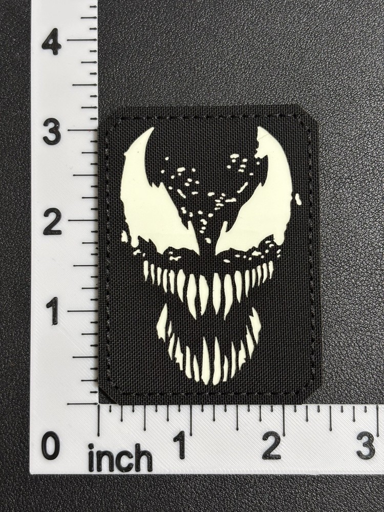 Venom Patch - Tactical Morale Patch - Glow in the Dark Venom Patch - Hook Loop