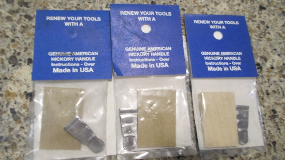 3 Hickory Handle, Wedge Kits