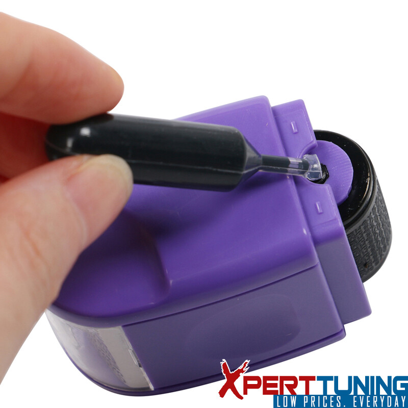 Mini Confidentiality Roller Stamp Messy Code Security Self-Inking Stamp Covering