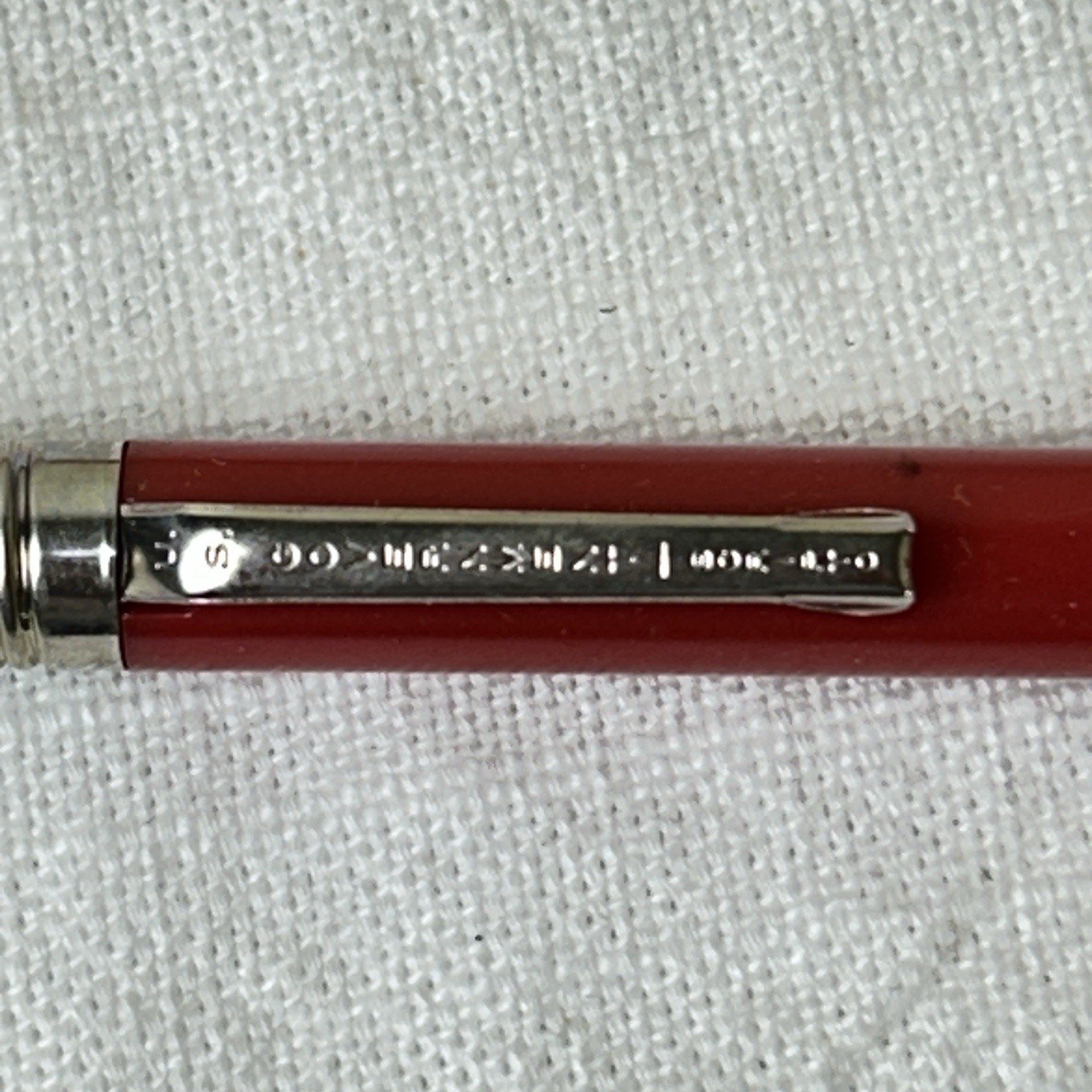 16 Scripto Mechanical Pencil Grease Crayon Red US Government Vintage
