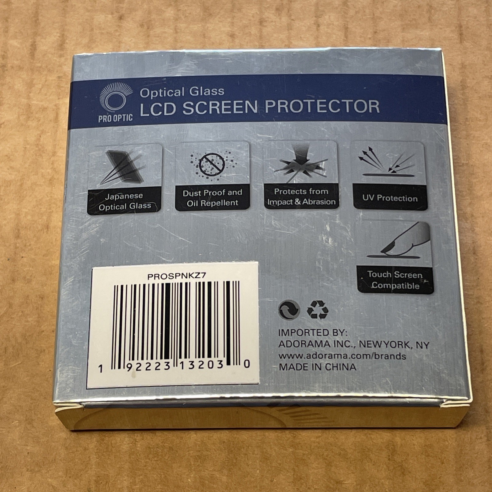 (I2225) ProOptic Glass Screen Protector for the Nikon Z7, Z6 Panasonic S1, S1R