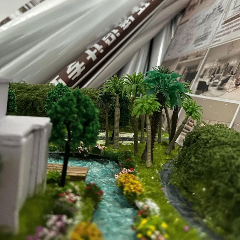 OrgMemory 36pcs Palm Trees, Ho Scale Bushes, Plastic Trees for Projects 1.5-6...