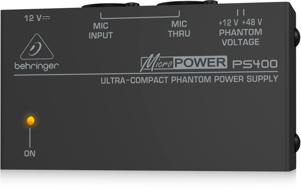 Behringer MICROPOWER PS400 Ultra-Compact Phantom Power Supply
