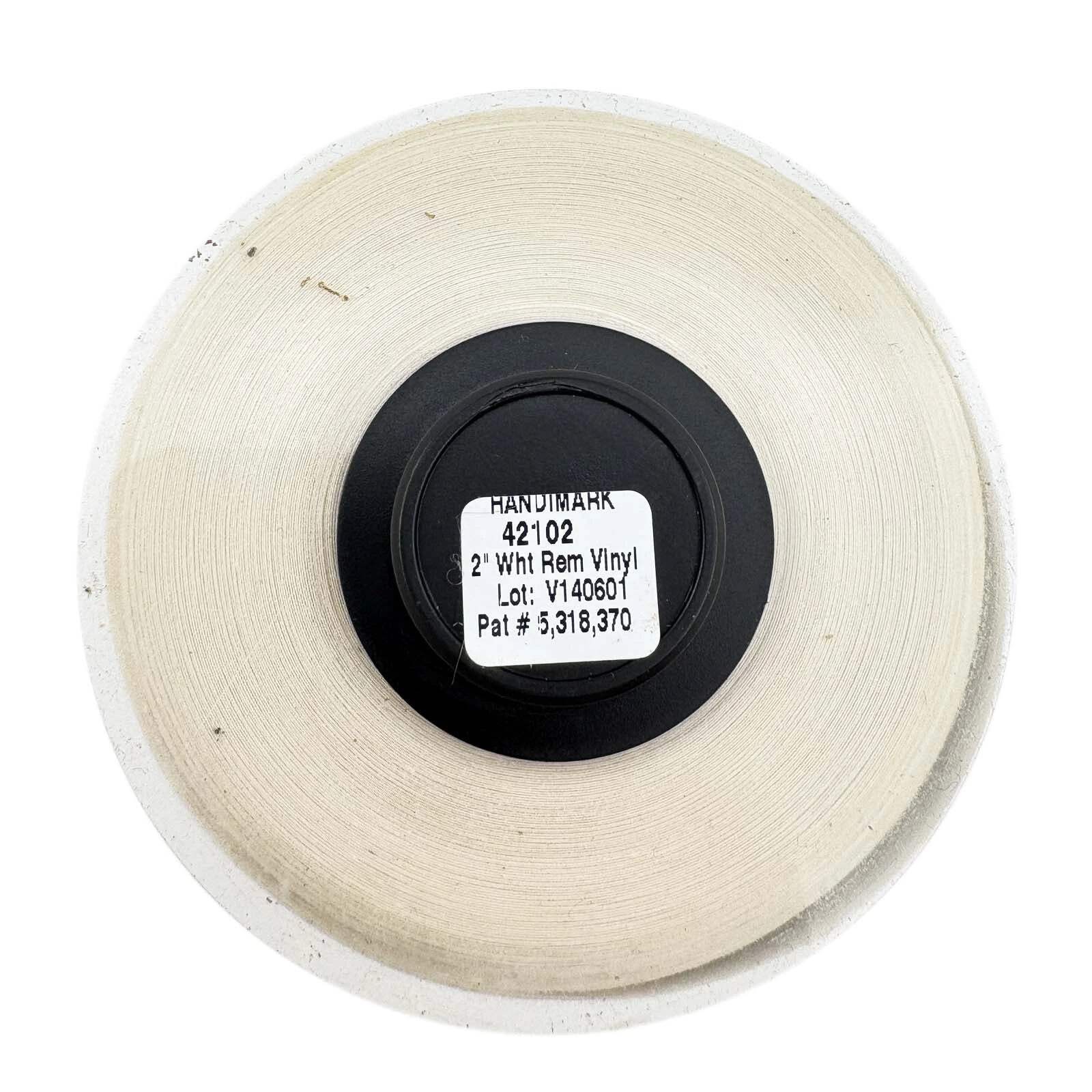 Brady HandiMark Repositionable Vinyl Tape 2"x50’ White 42102