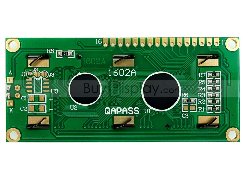 5V 16x2 1602 LCD Character Module Display w/Tutorial,HD44780,Bezel,Backlight