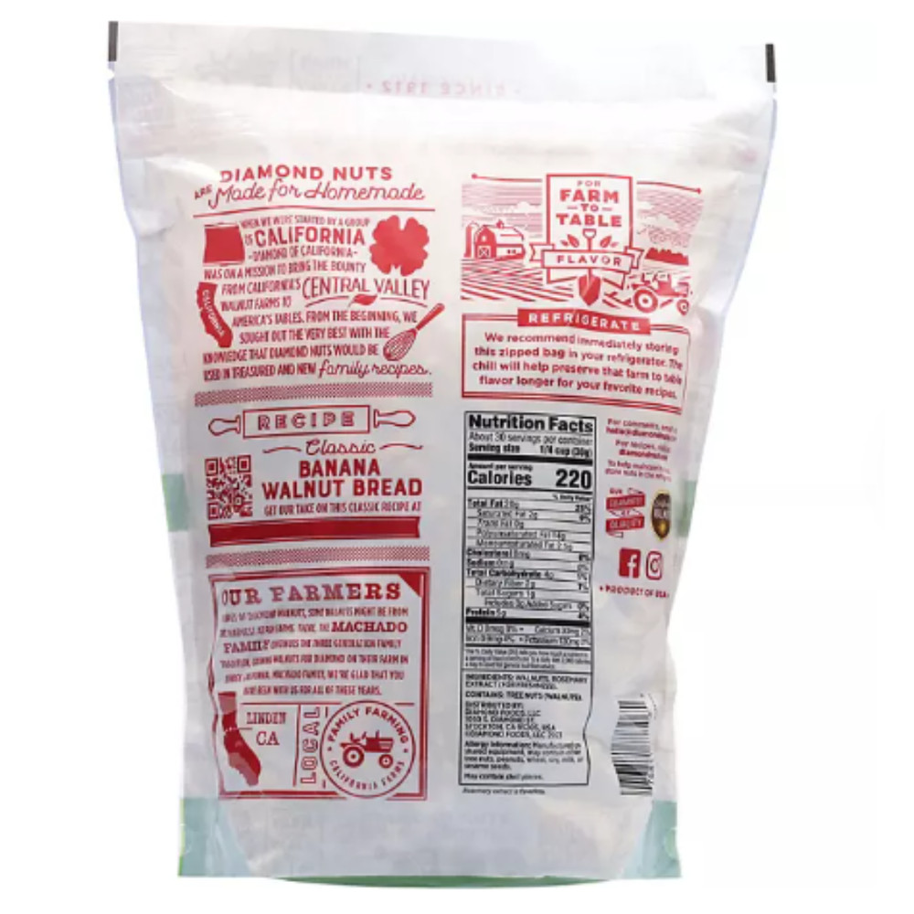 Diamond Shelled Walnuts 32 oz