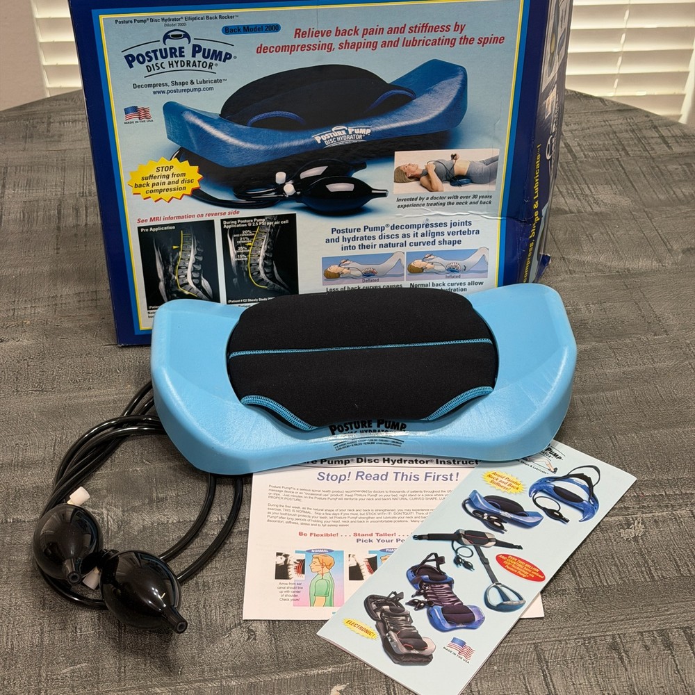 Posture Pump Disc Hydrator Elliptical Rocker Back Model 2000