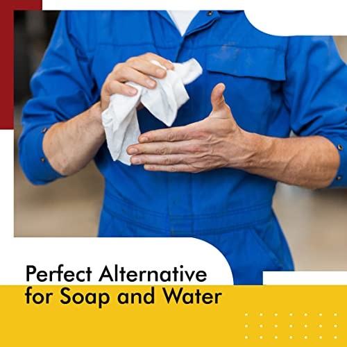 Grease Monkey Wipes, Multi-Purpose, Heavy Duty Cleaning Wipes Assorted Sizes