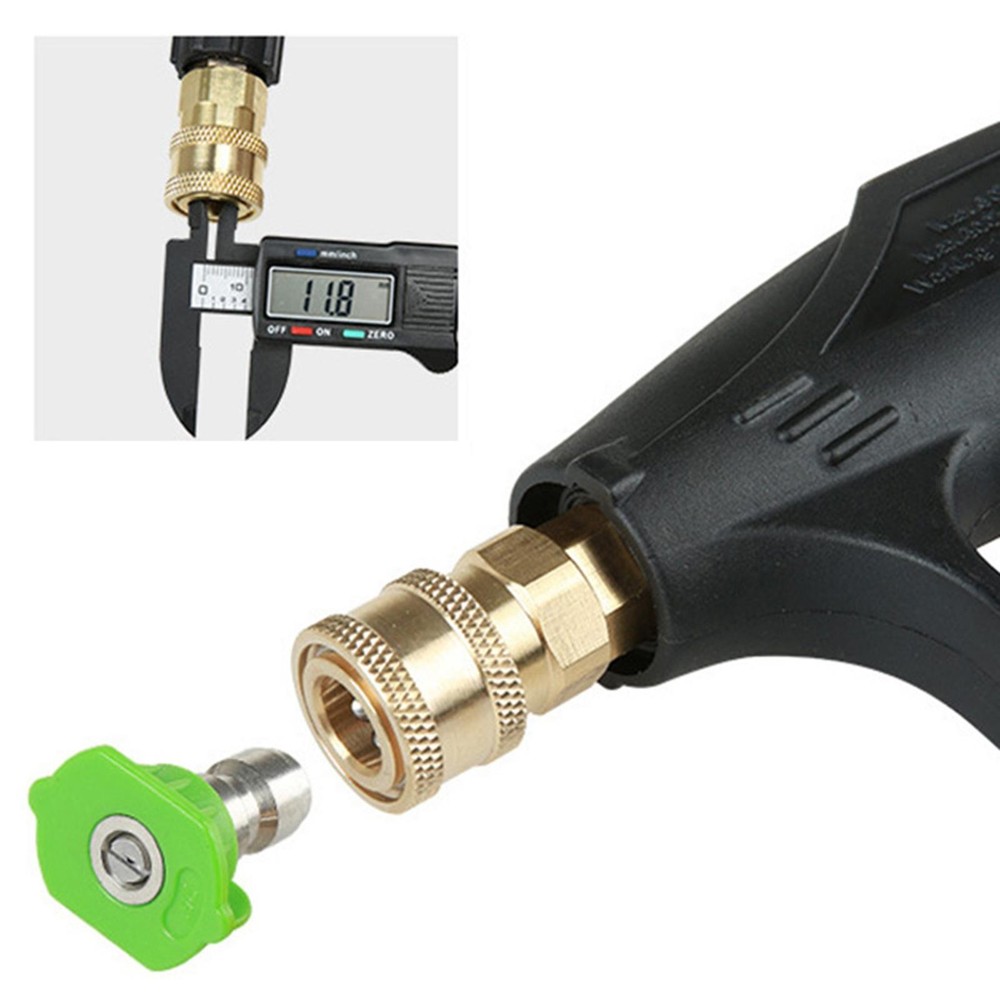 7Pcs High Pressure Washer Spray Nozzle Tips Kit Multiple Degrees Fitting