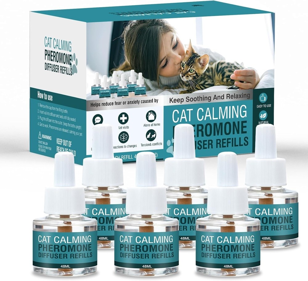 New Box  Cat Diffuser for Cat Anxiety Relief, Cat Pheromones Calmi "