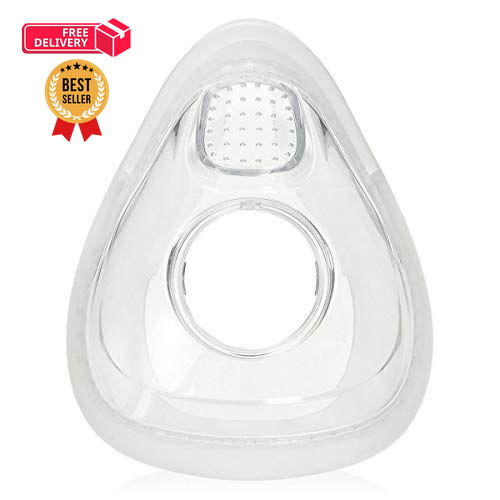 F&P_Simplus RollFit Full_Face SealCushion_Replacement Large, Transparent