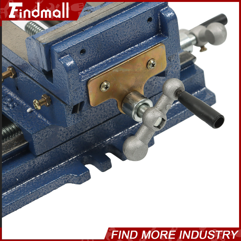 For Cross Slide Vise Drill Press Metal Milling 2 Way Heavy Duty Clamp Machine 5"
