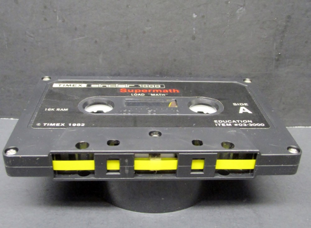 Super Math, Timex Sinclair 1000, 1983, Cassette & Manual, Never Used