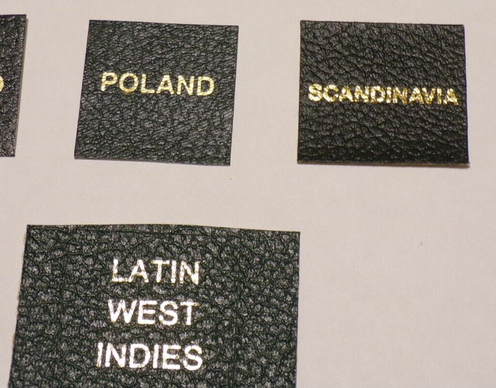 Gold Label for Scott National green Albums (E151)