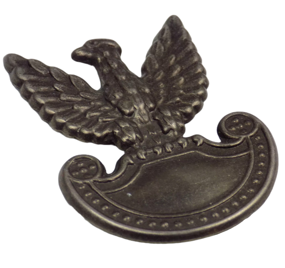 434 WW2 POLISH EAGLE CAP BADGE POLAND