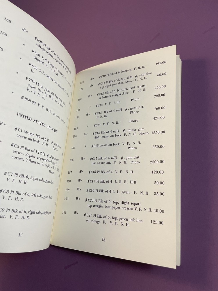 A-Z Stamp Service Co Mail Auction 1976 United States British Germany Catalog