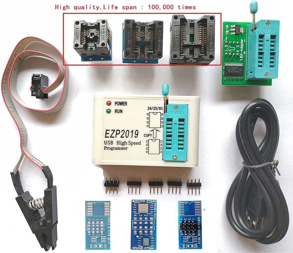 EZP2019 High Speed USB SPI chip Programmer IC eprom Programmer Socket Support