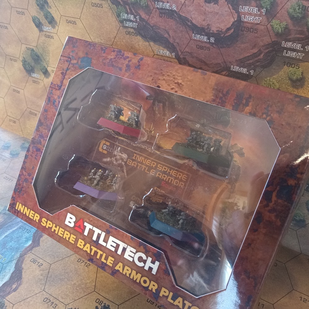 Battletech, Pro Painted, Inner Sphere Battle Armor Platoon