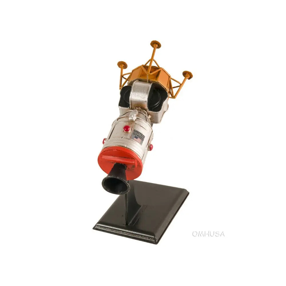 Apollo 11 Spacecraft Metal Model 8.5" Space Mission Command & Lunar Module