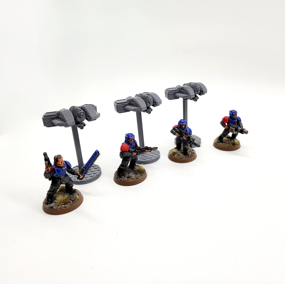 3d Printed Miniatures Gunhawk War Drones 40K Proxy Terrain for Tabletop Gaming
