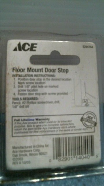 ACE Door Stop Floor Mount (5294764) FS