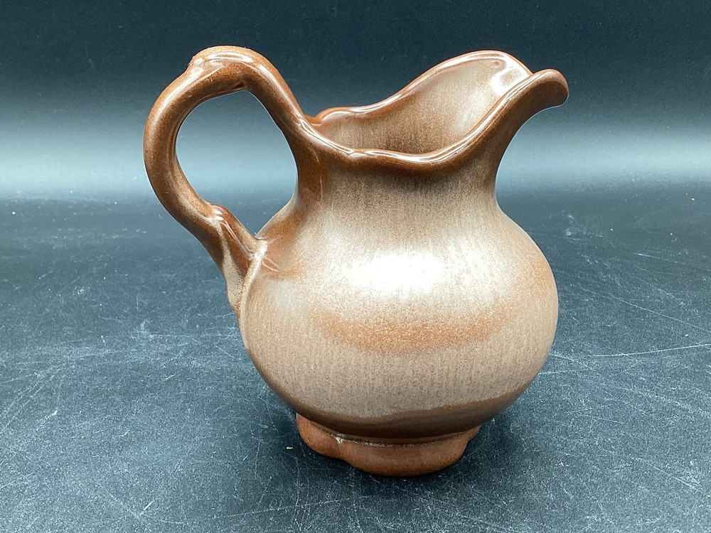 FRANKOMA Pottery #40A Small Pitcher, Brown Glaze