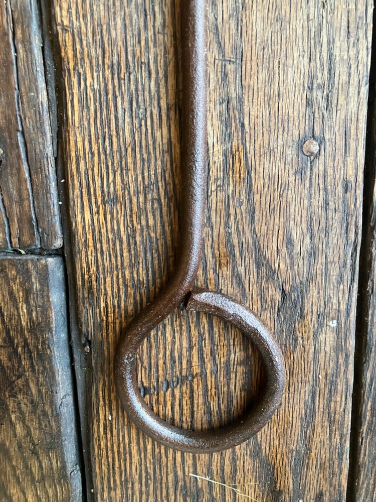 Hearth Pot Hanger Black Smith Forged