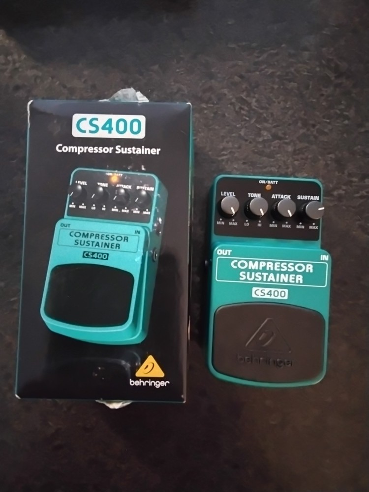 Behringer CS400 Compressor Guitar Effect Pedal