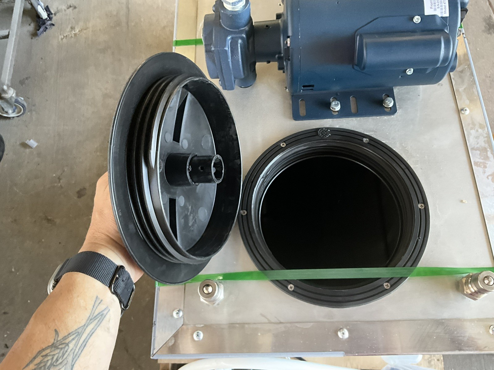 2023 Frontline International 47SS Grease Caddy Heated Grease Oil Filter 47 gal