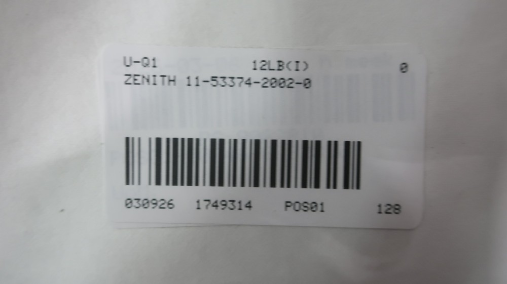 Zenith 11-53374-2002-0 Metering Pump