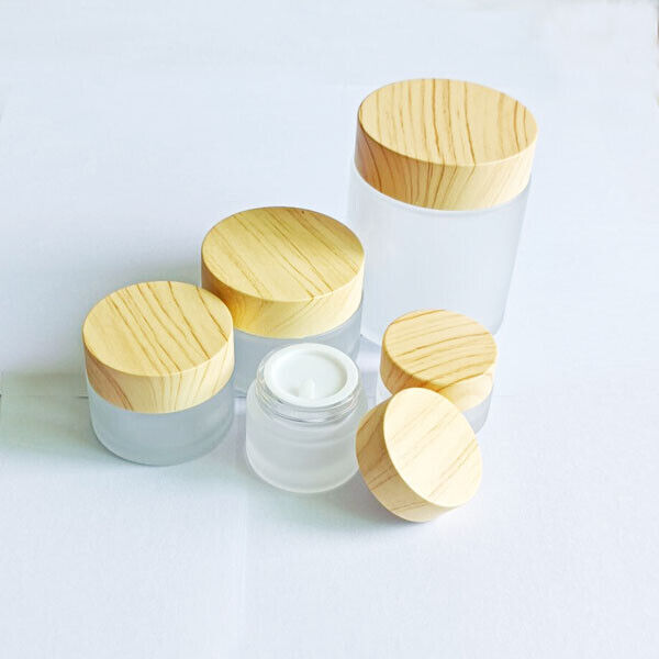 Makeup Bottle SampleContainer cosmetic glass empty Thick Jar container 2-12pcs