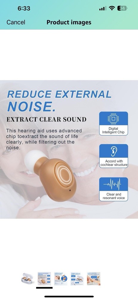X0047Tesch Hearing AIDS Hearing Amplifiers Rechargeable