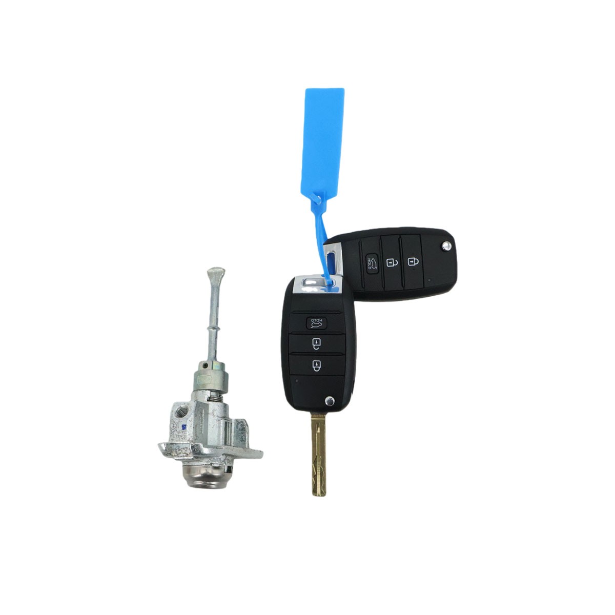 For Kia Sportage 2017 - 2022 Left Door Lock & Key Cylinder Set 81970-D9A00