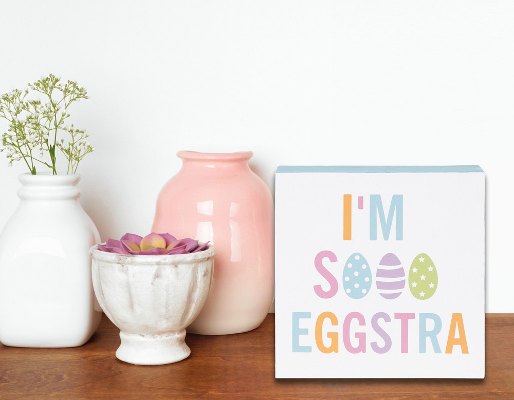 I'm Eggstra Shelf Block