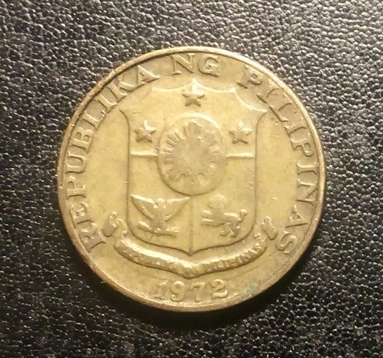1972 Philippines Five Sentimos Coin