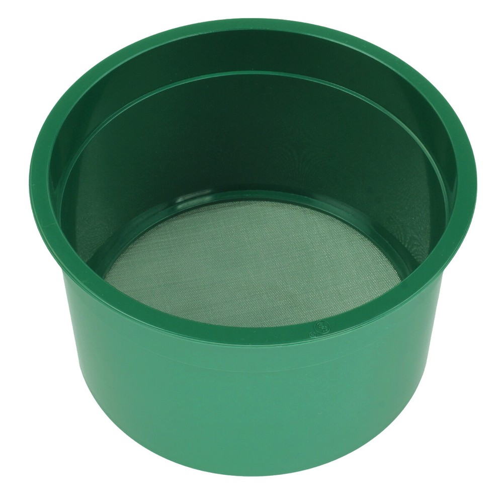 6" Green Mini Stackable Sifting Classifier – 60 Holes for Ultra-Fine Gold