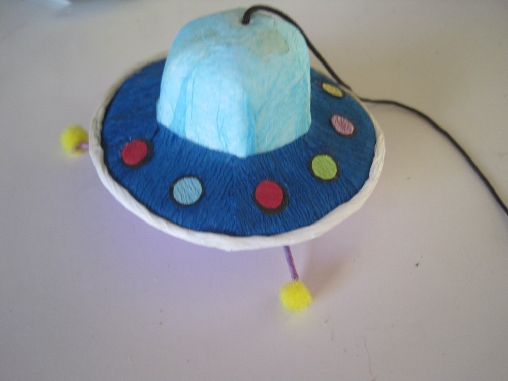 Spaceship UFO Ornament Paper