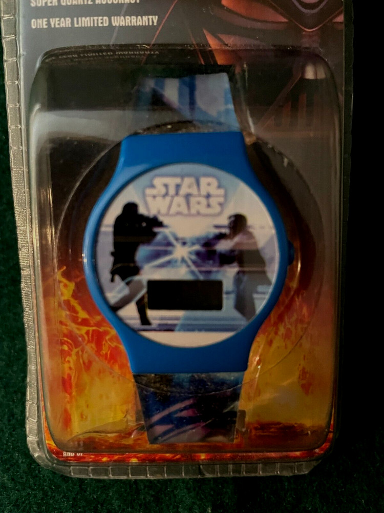 Star Wars JEDI Digital Watch 2005- New & Sealed