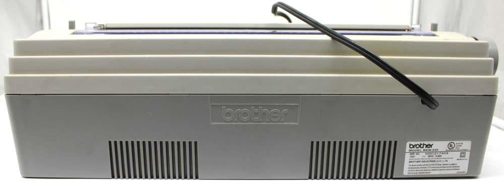 Brother EM-530 Model BEM-530 Electronic Typewriter Word Processor - Tested