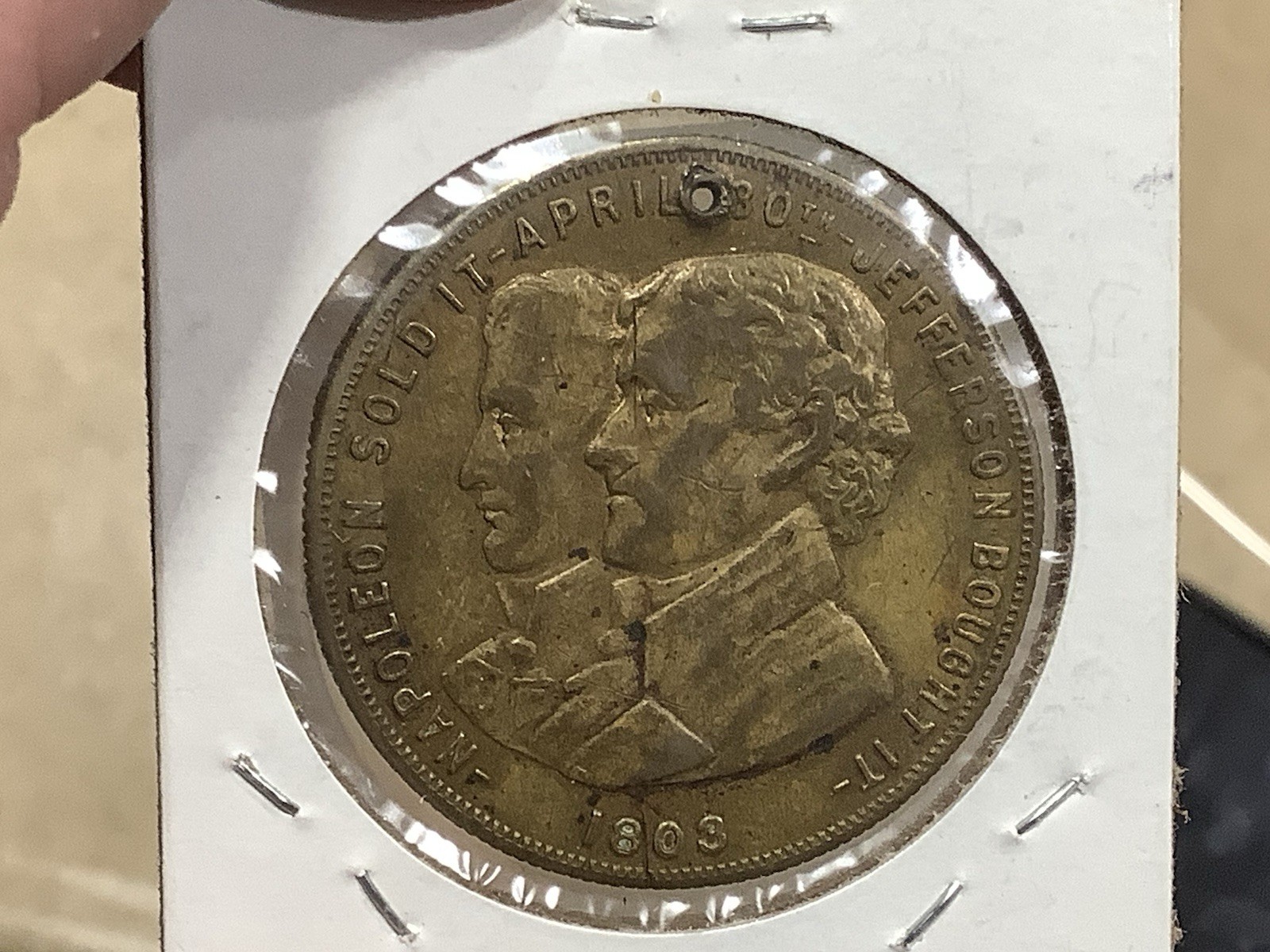 1903-4 MO HK-310 So Called Dollar *Neat* Good-Luck Dollar Louisana Purchase