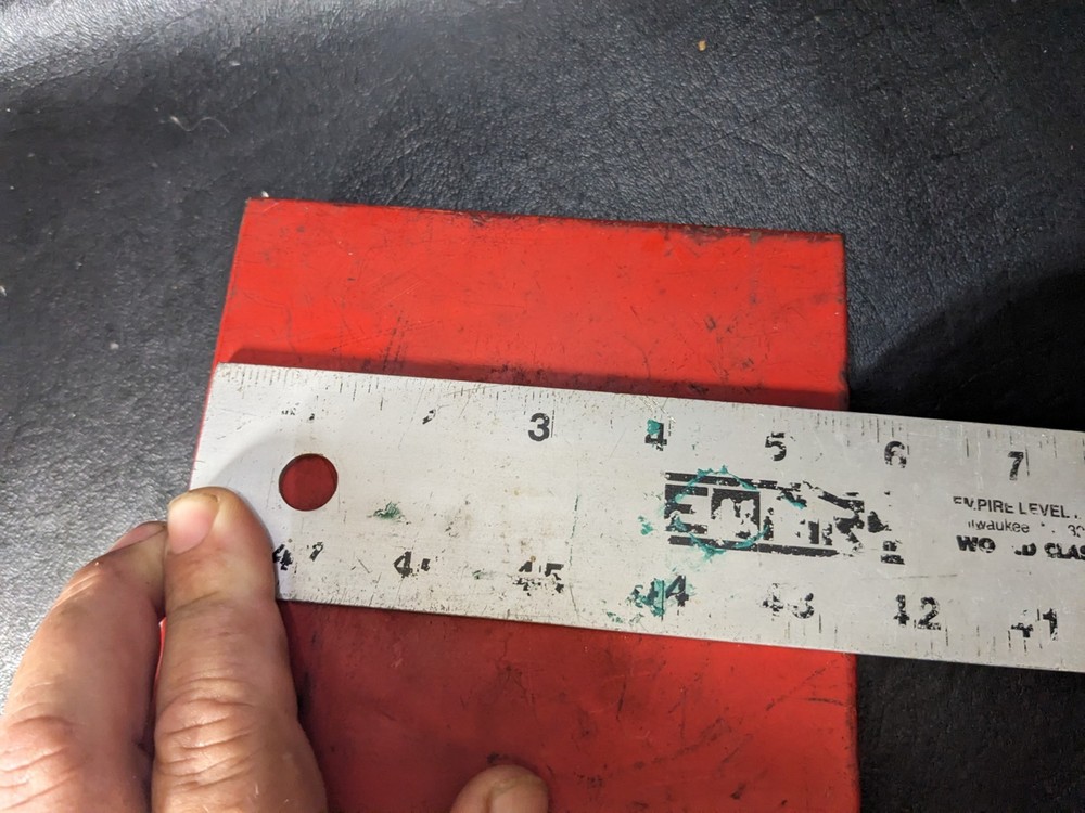 Snap-On Vintage Red Metal Socket Box - Empty Tool Box Only