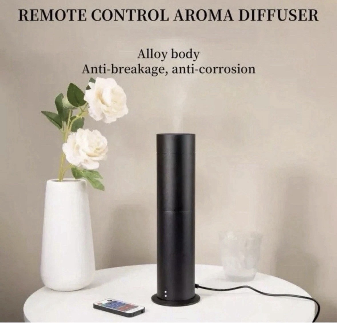 Scentiment 4025 Scent Diffuser 120ml Black Remote New