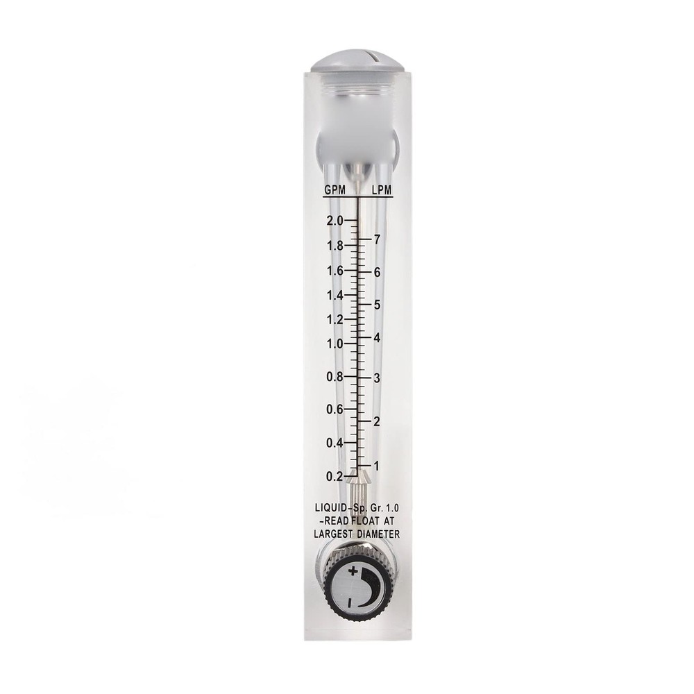 Water Meter Panel Type Flowmeter 1/2in Male Thread and 1/4in Female Thread Dj...