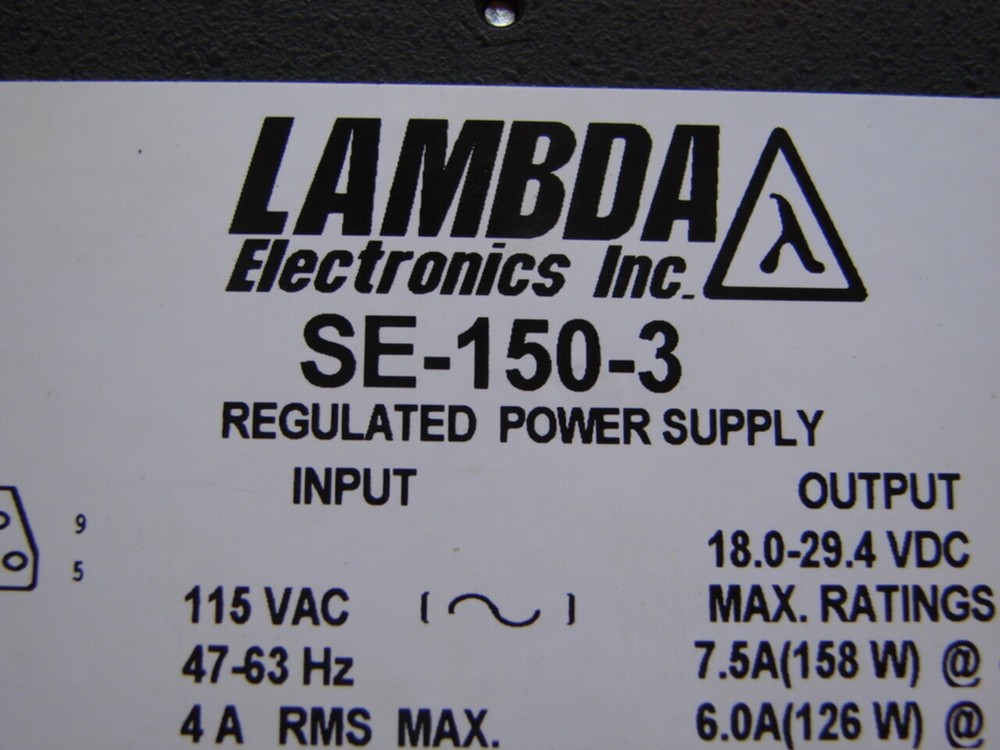 LAMBDA Power Supply SE-150-3 Used #7086