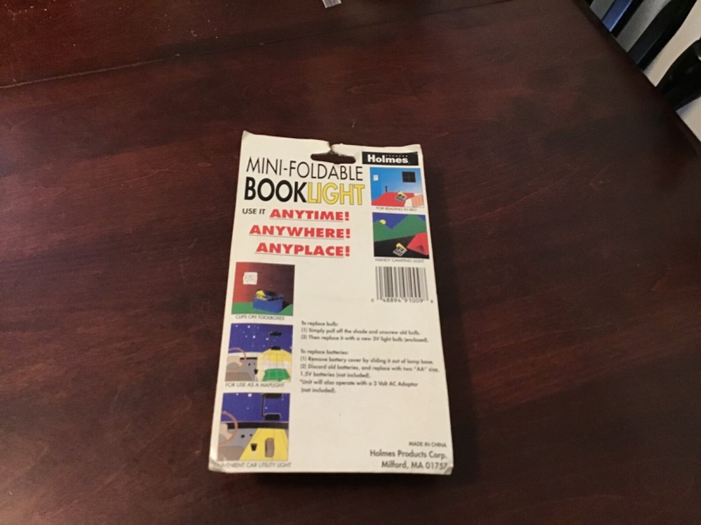 holmes mini foldable. booklight