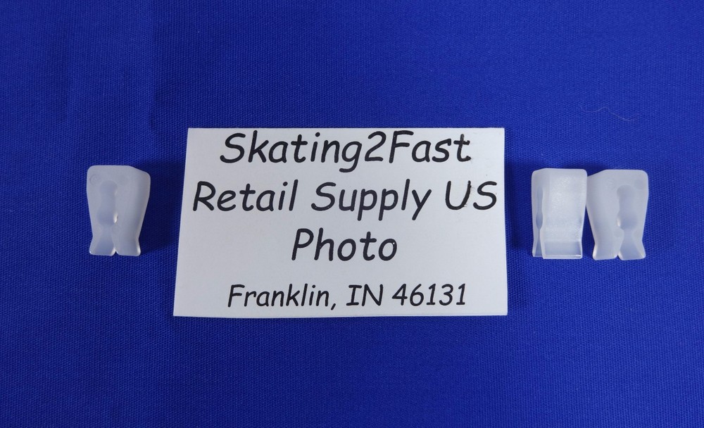 Qty. 25 Molded Inventory Control Clips Clear Wire Grid Peg Hook