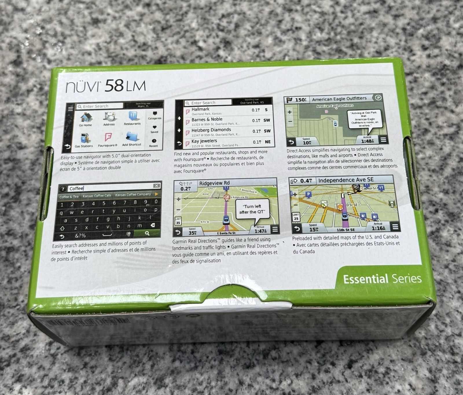 Garmin NUVI 58LM Automotive Mountable 5-inch GPS Navigator FAST SHIPPING