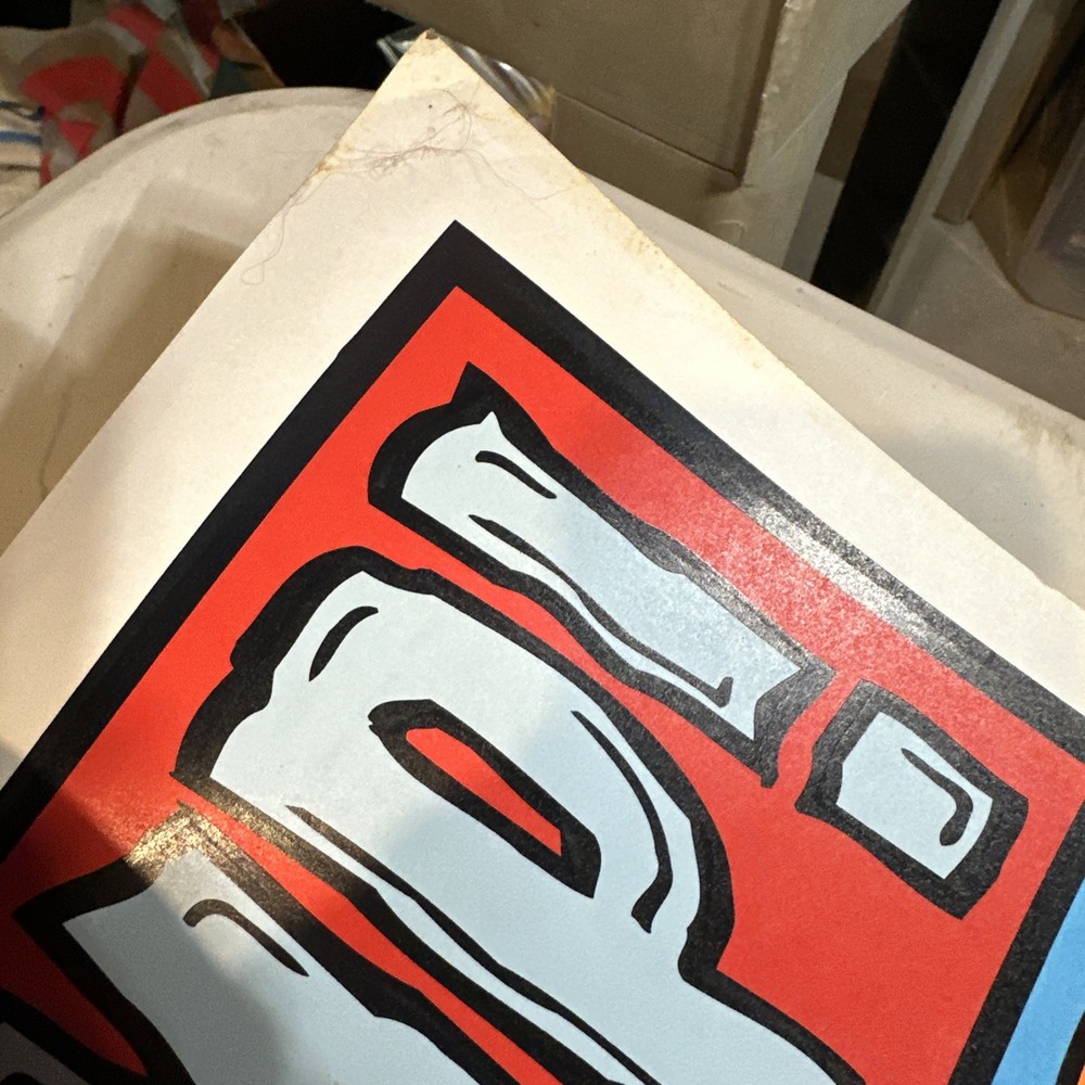 Cavestomp! ‘99 Poster Frank Kozik Captain Caveman Cavestomp Records 35x22.5